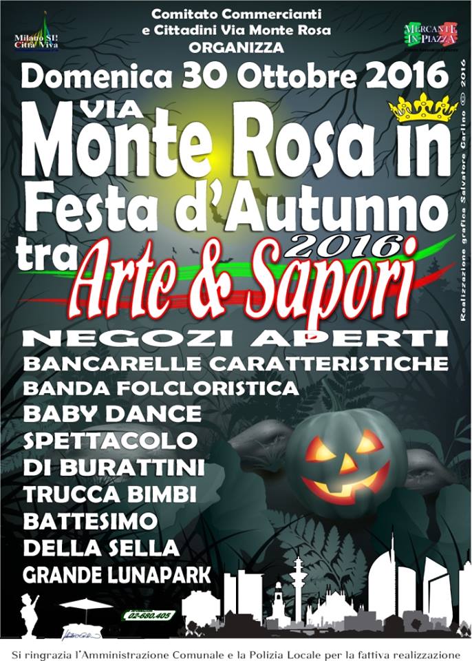 Via Monte Rosa in Festa 2016 a Milano