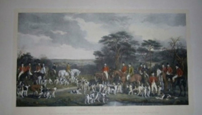tn_caccia inglese colorata a mano 70x100 tn_caccia inglese colorata a mano 70x100