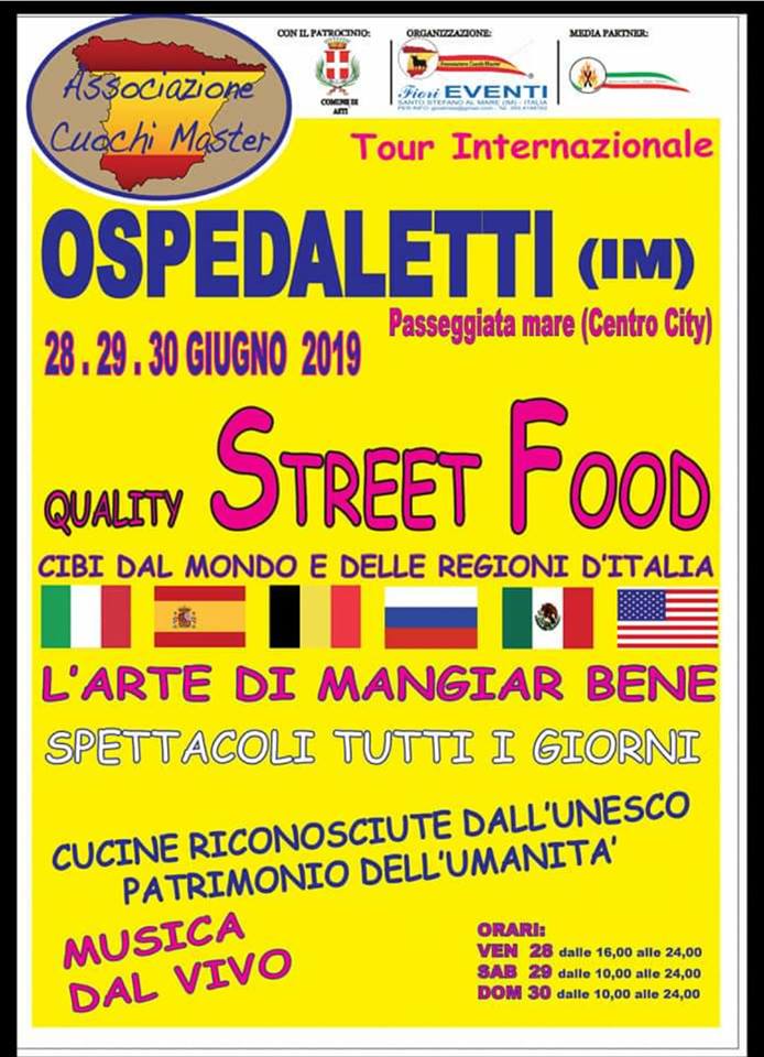 OSPEDALETTI (IM): Quality Street Food 2019