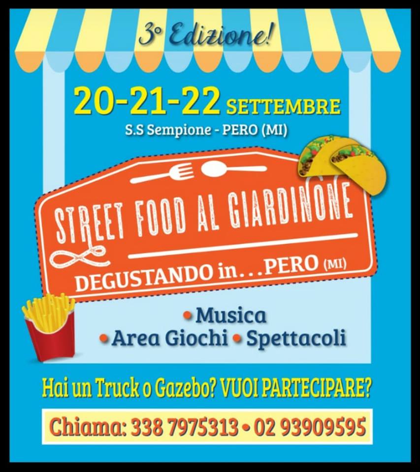 PERO (MI): Degustando in Pero 2019 - Street Food al Giardinone