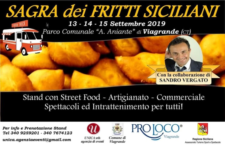VIAGRANDE (CT): Sagra dei Fritti siciliani 2019