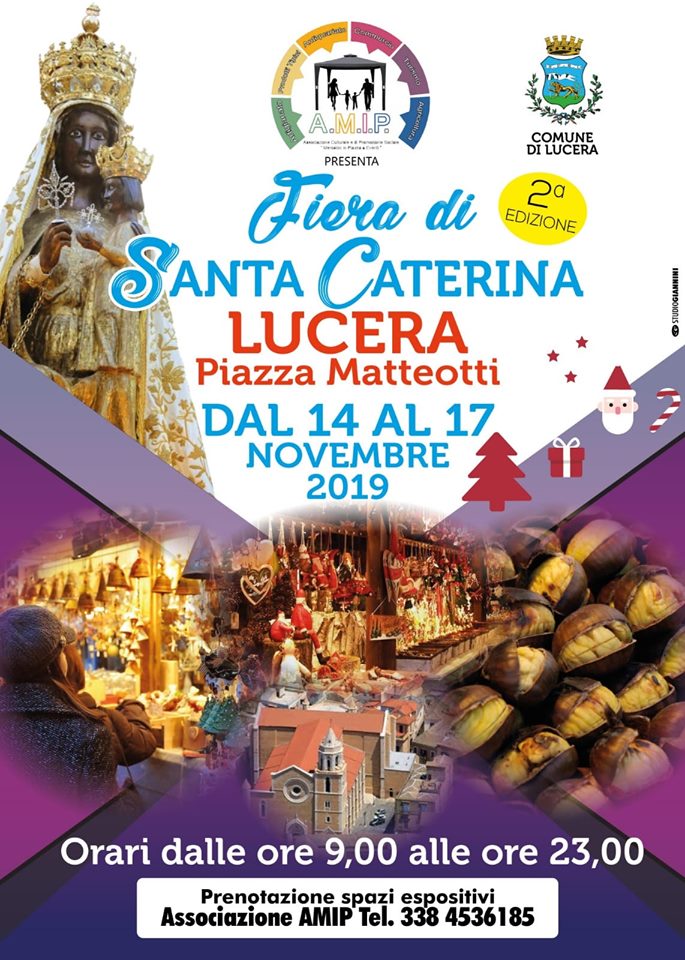 LUCERA (FG): Fiera di Santa Caterina 2019