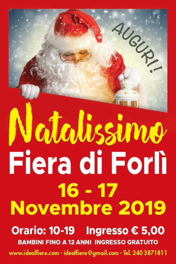 FORLI' (FC): Natalissimo 2019 alla Fiera di Forlì