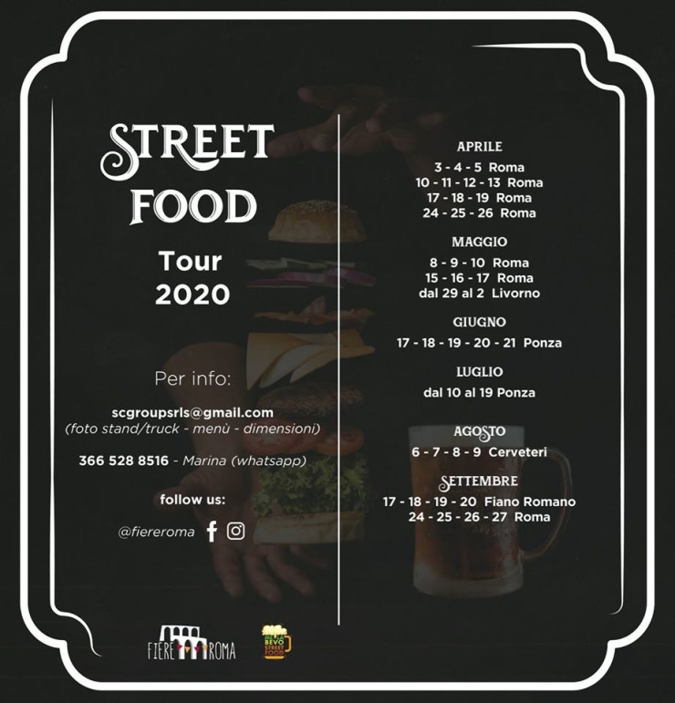 ROMA: Street Food Tour 2020