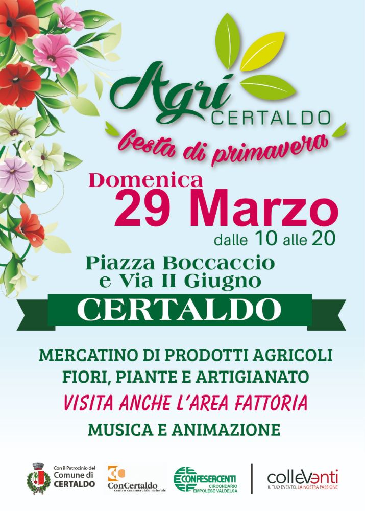 CERTALDO (FI): Agri Certaldo - Festa di primavera 2020