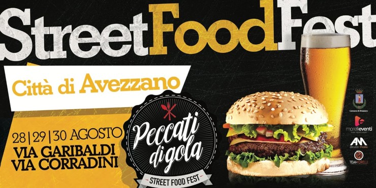 AVEZZANO (AQ): Peccati di gola - Street Food Fest 2020