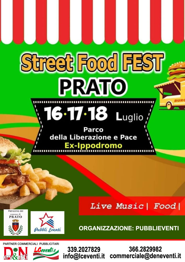 PRATO (PO): Street Food Fest 2021