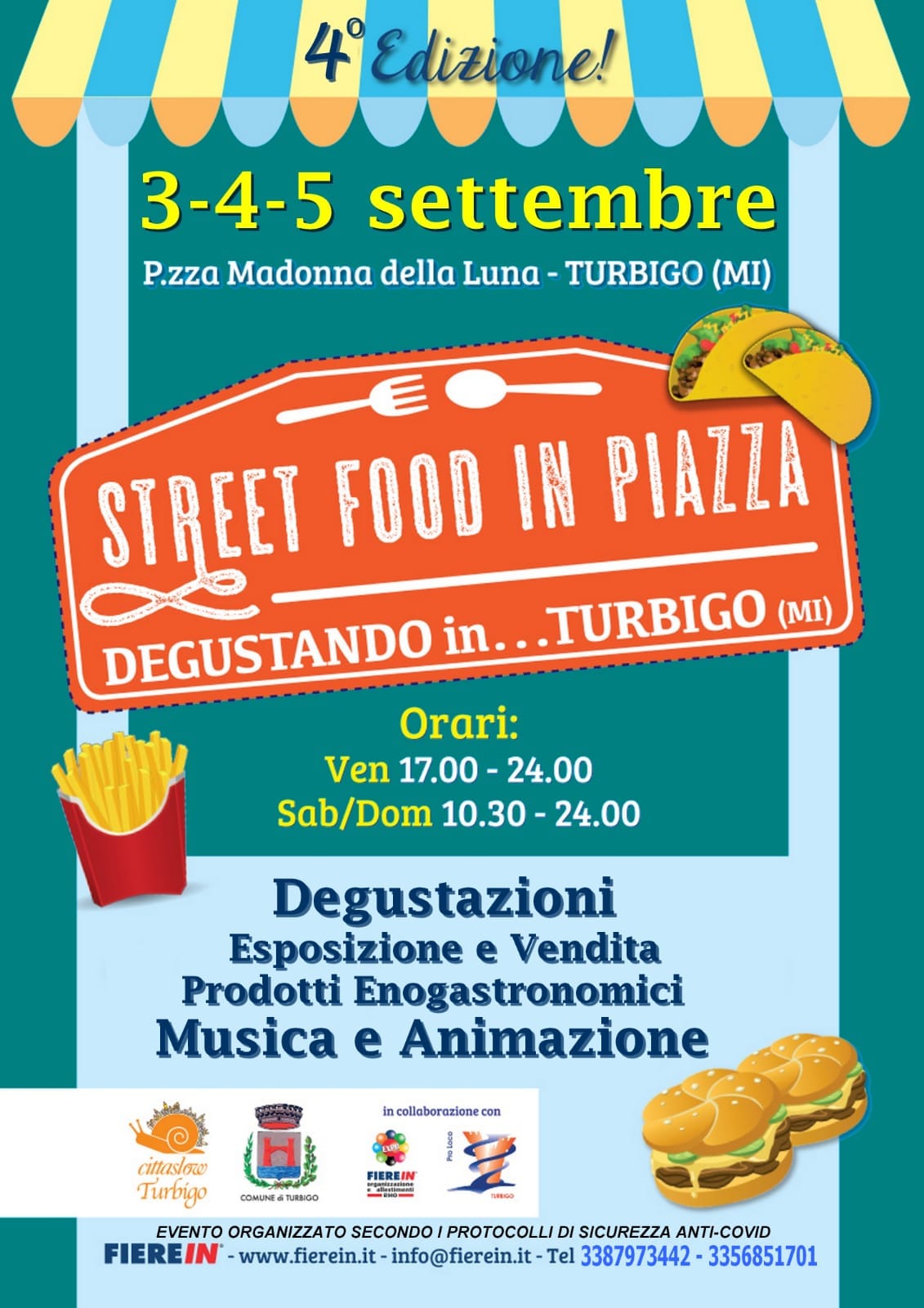 TURBIGO (MI): Degustando in Turbigo 2021 - Street Food in piazza