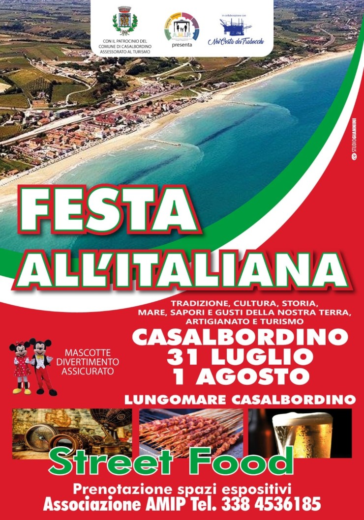 CASALBORDINO (CH): Festa all'Italiana 2021