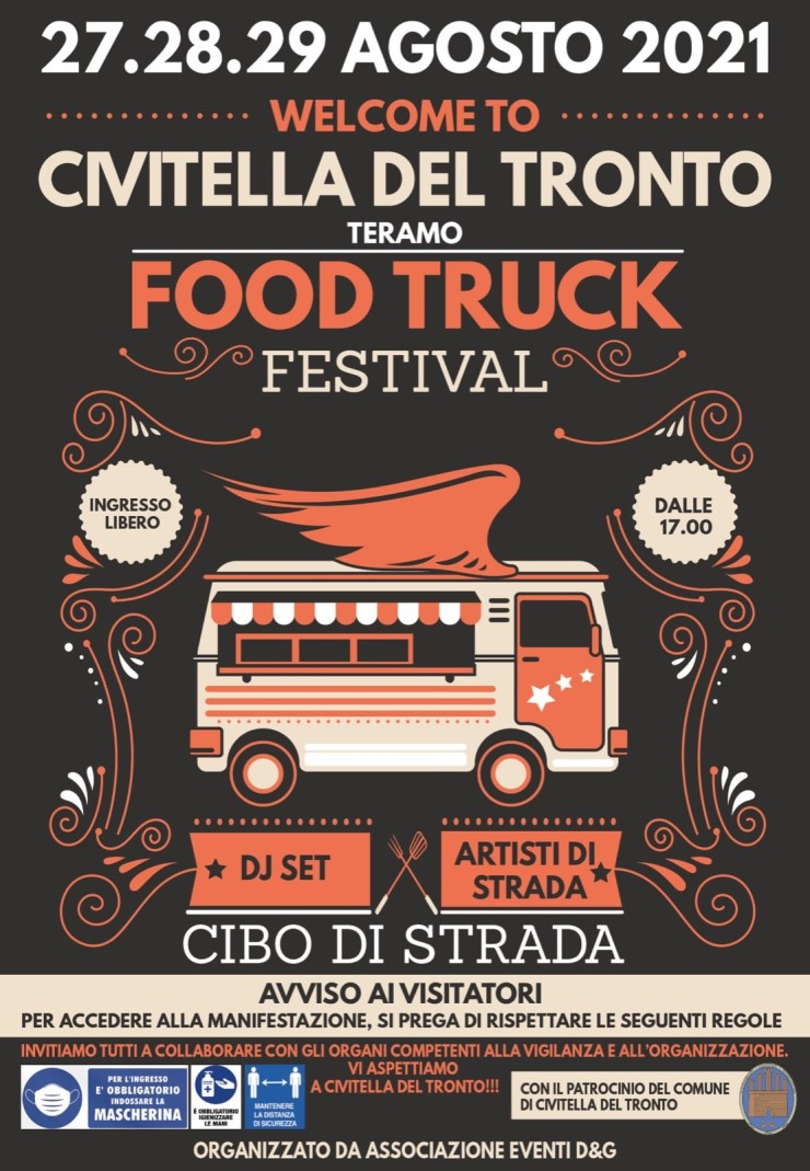 CIVITELLA DEL TRONTO (TE): Food Truck Festival 2021