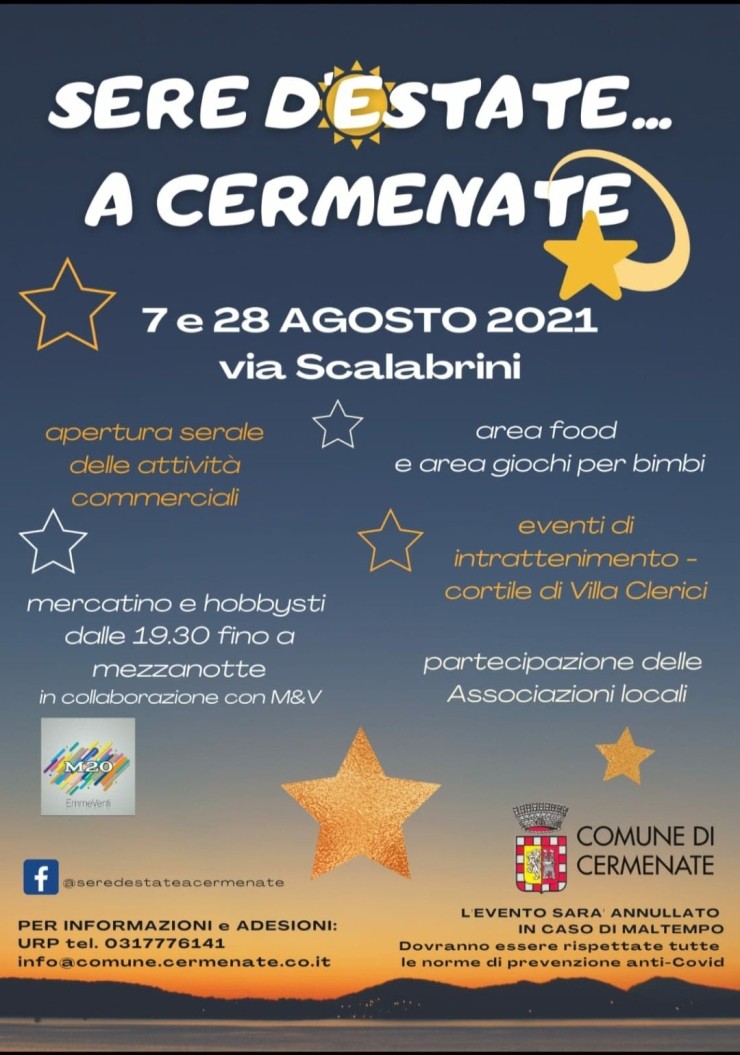 CERMENATE (CO): Sere d'estate 2021