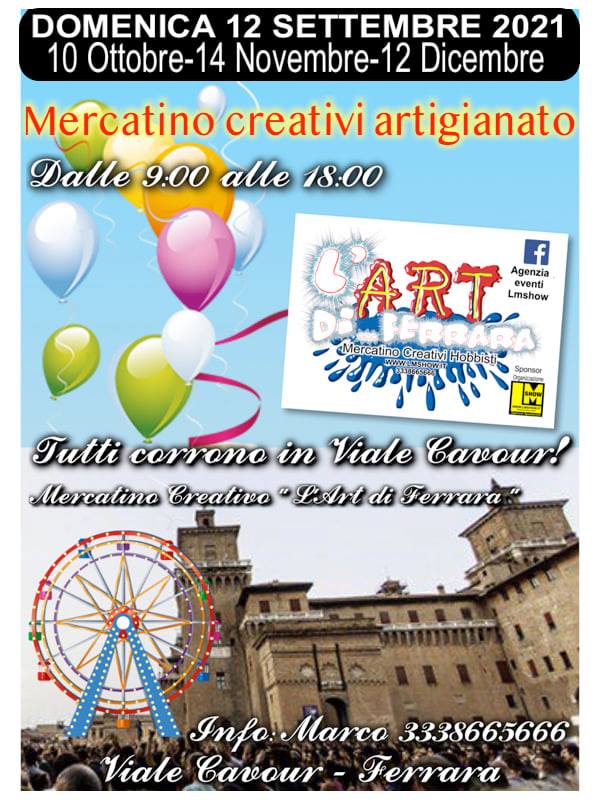 FERRARA (FE): Mercatino creativi artigianato