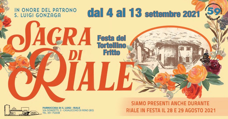 CASALECCHIO DI RENO (BO): Sagra di Riale 2021 - Festa del tortellino fritto