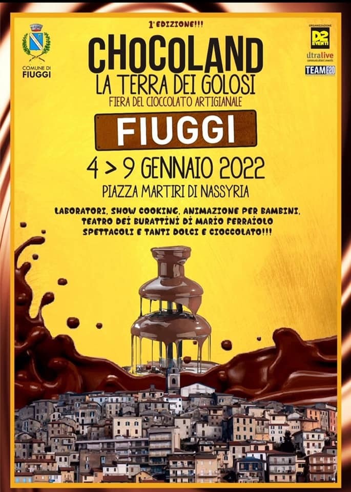 FIUGGI (FR): Chocoland 2021 - Festa del cioccolato artigianale