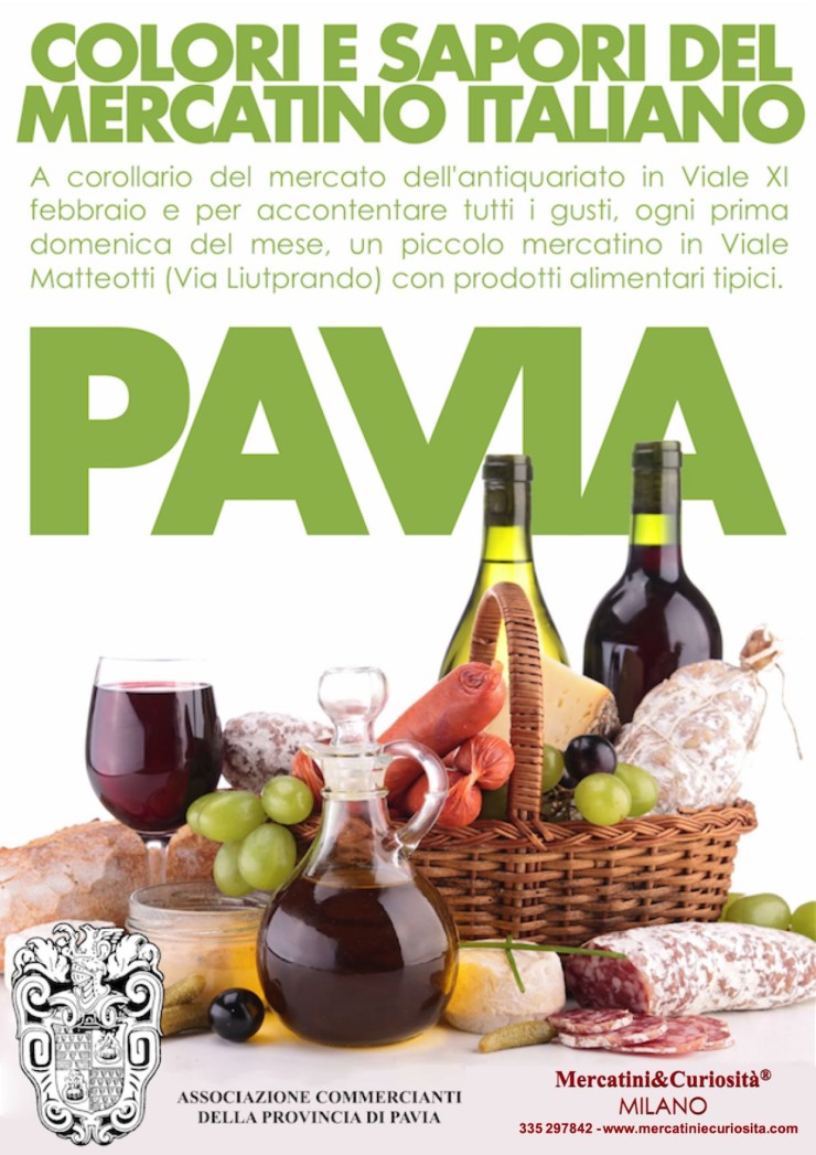 PAVIA (PV): Mercatino dei prodotti alimentari tipici