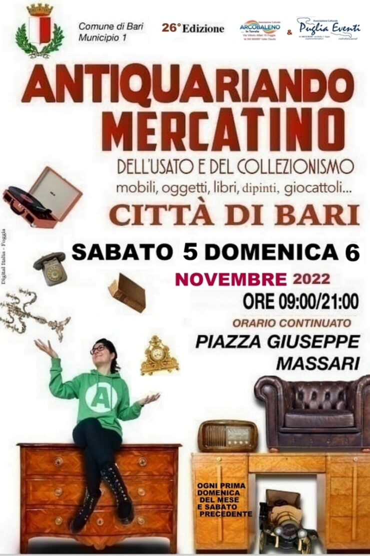 BARI: Antiquariando - Mercatino dell'usato e del collezionismo