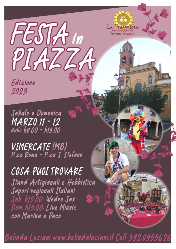 VIMERCATE (MB): Festa in Piazza 2023