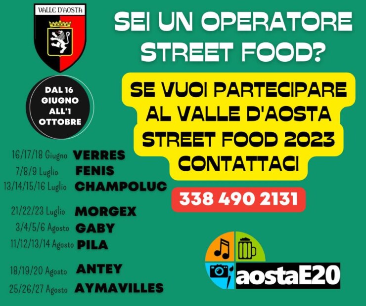 CHAMPOLUC (AO): Valle d'Aosta Street Food 2023