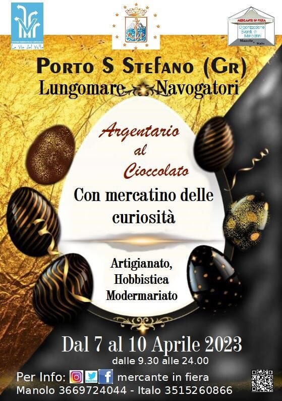 PORTO SANTO STEFANO (GR): Argentario al Cioccolato 2023