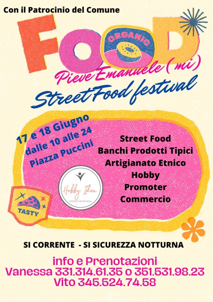 PIEVE EMANUELE (MI): Street Food Festival 2023