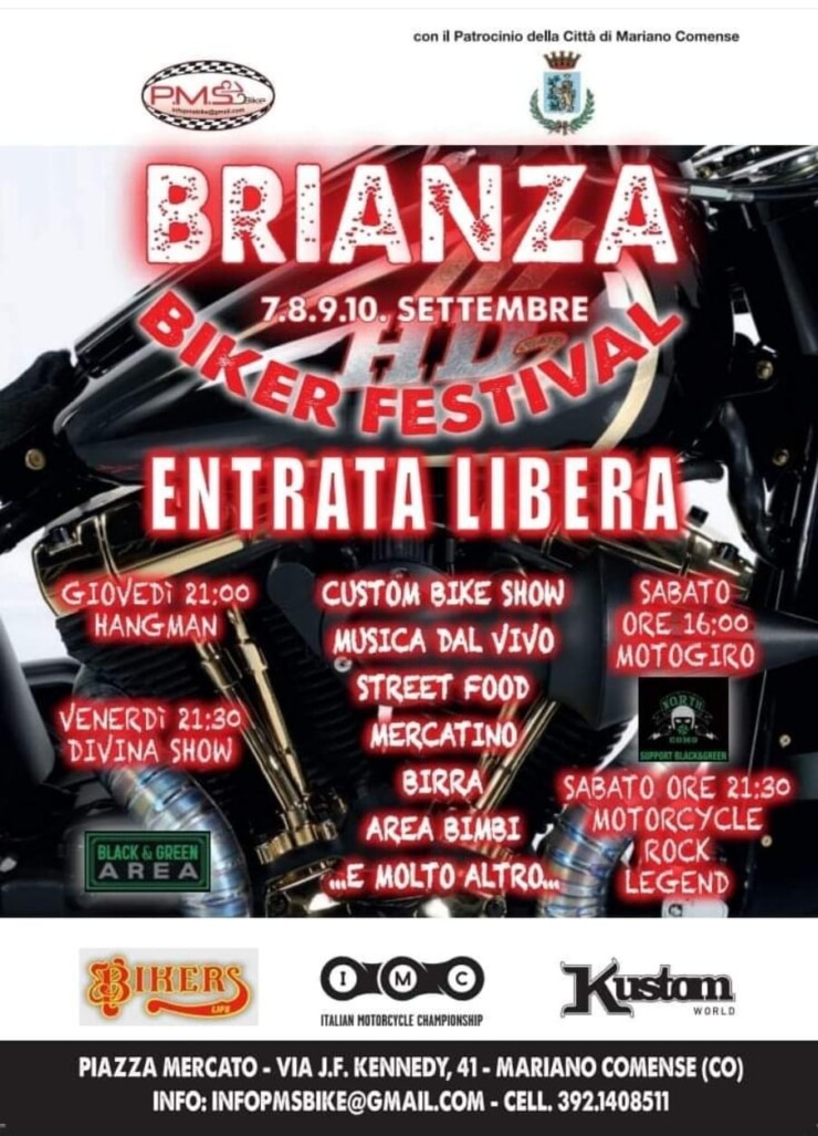 MARIANO COMENSE (CO): Brianza Biker Festival 2023