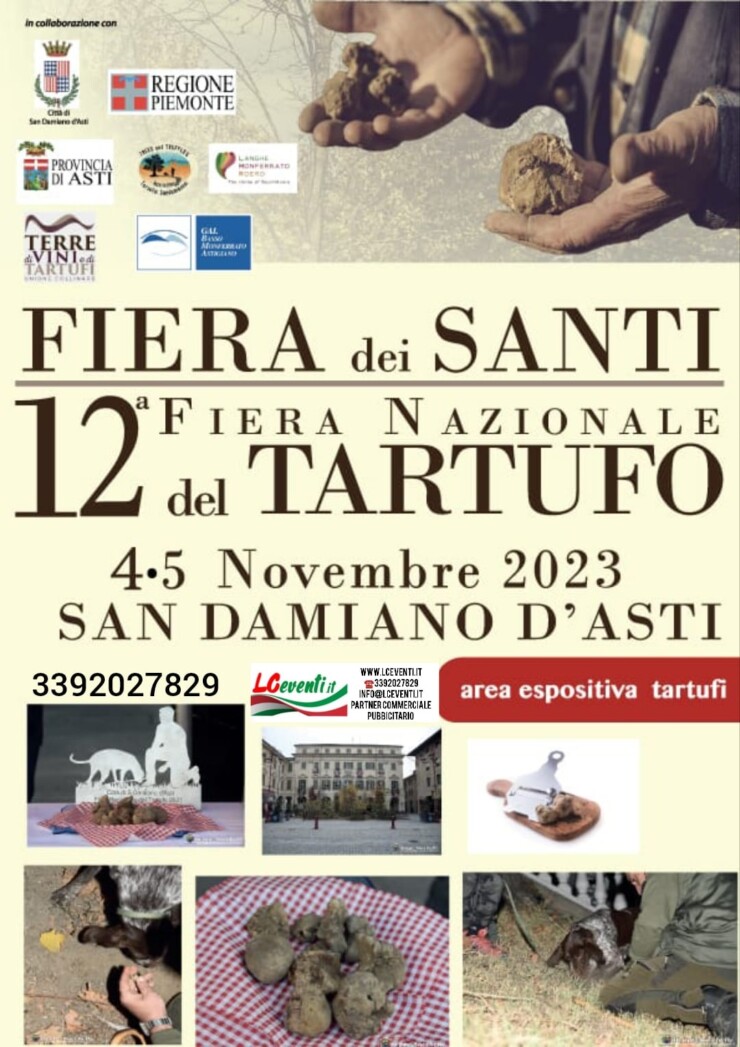 SAN DAMIANO D'ASTI (AT) - Fiera Nazionale del Tartufo - Fiera dei Santi 2023